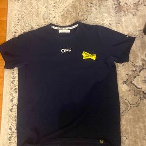 Off-white, virgil Abroh  black tee